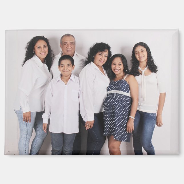 Aimant de photo de famille Aimant de photo personn (Recto)