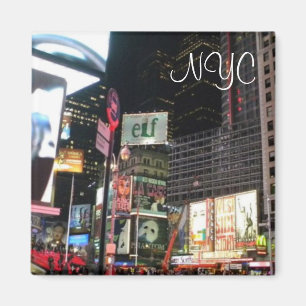 Aimant de photo de ville de Times Square de New