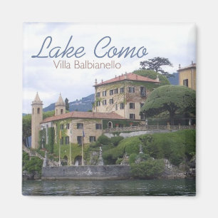 Aimant de photo de voyage de Balbianello de villa