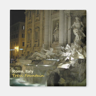 Aimant de photo de voyage de fontaine de TREVI de