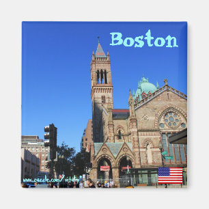 Aimant de photographie de Boston le Massachusetts