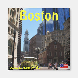 Aimant de photographie de Boston le Massachusetts