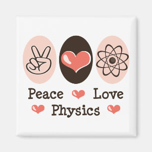 Aimant de physique d'amour de paix