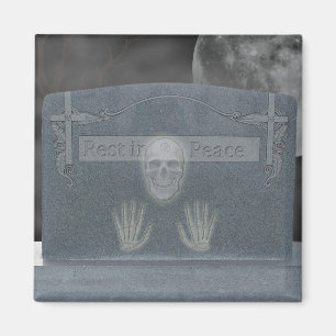 Aimant de pierre de tombe de Halloween