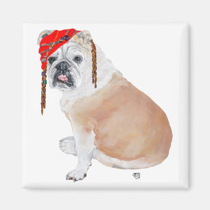 Aimant de pirate Bouledogue Anglais