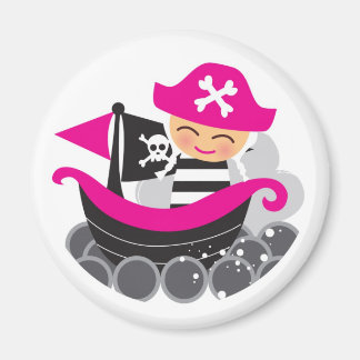 Aimant de pirate fille