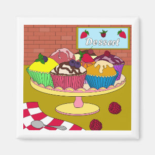 Aimant de plaque de muffin