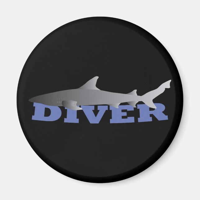 Aimant de plongeur de requin (Devant)