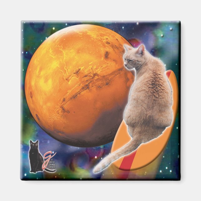 Aimant de poivre de chat étoilé (Devant)