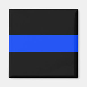 Aimant de police de ligne bleue mince