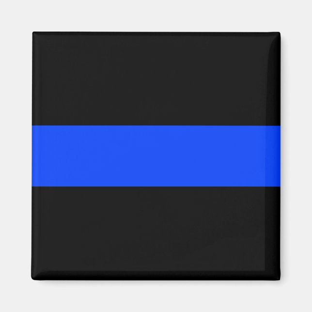 Aimant de police de ligne bleue mince (Devant)