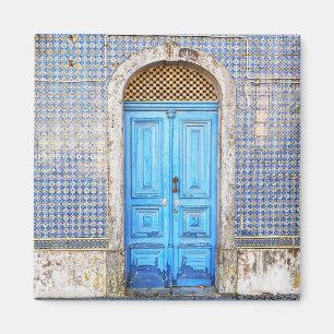 Aimant de porte bleu Portugal