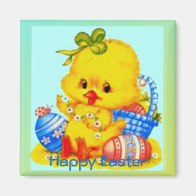 Aimant de poussette de Pâques (Devant)