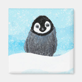 Aimant de poussin pingouin