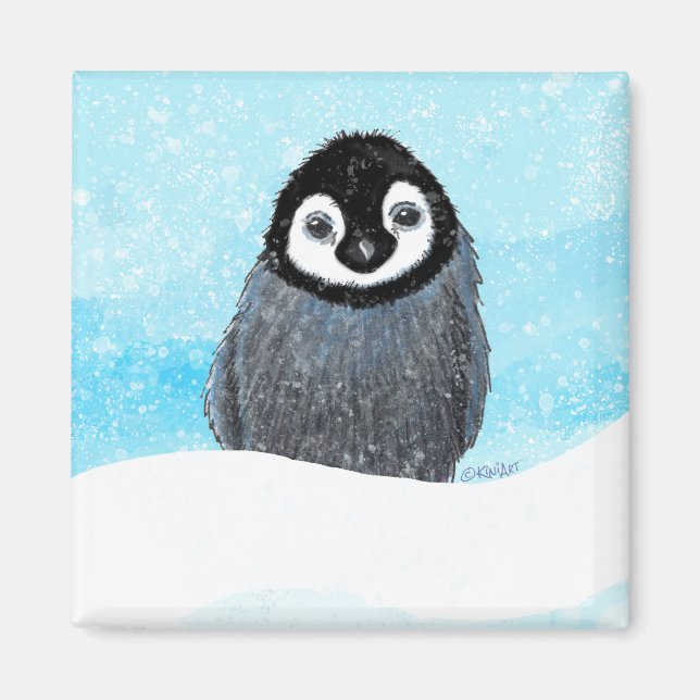 Aimant de poussin pingouin (Devant)