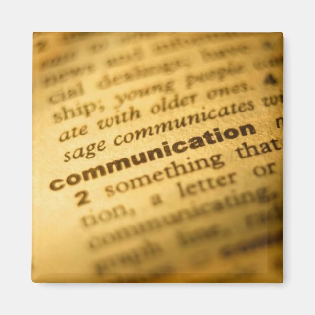 Aimant de rappel - Communication (Devant)