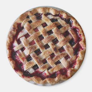 Aimant de réfrigérateur de dessert de tarte aux