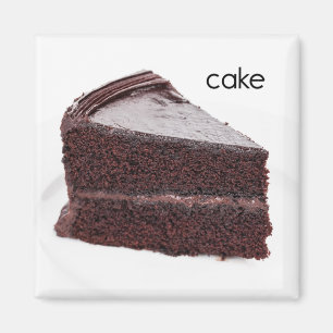 Aimant de réfrigérateur de gâteau