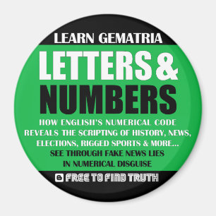 Aimant de réfrigérateur de LETTRES et de NOMBRES