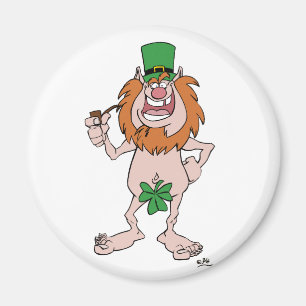 Aimant de réfrigérateur de lutin de St Patrick (