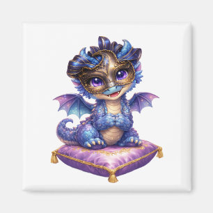 Aimant de réfrigérateur Dragon Violet Fantaisiste