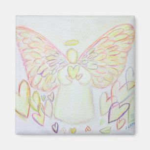 Aimant de réfrigérateur en art personnalisé Ange d