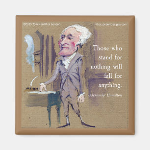 Aimant de réfrigérateur Hamilton & Citation