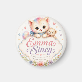 Aimant de réfrigérateur Logo Emma Sincy