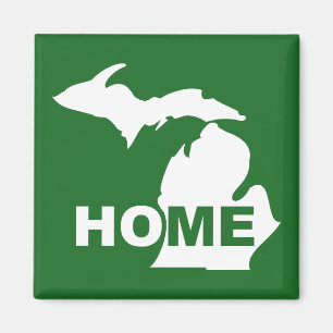 Aimant de réfrigérateur Michigan Maison Loin de l'
