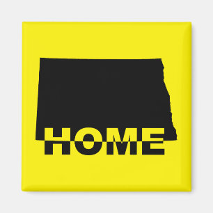 Aimant de réfrigérateur North Dakota Home Away Fro