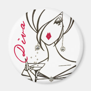 Aimant de règle Divas - Customisé