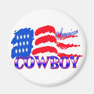 AIMANT DE RODEO DE COW-BOY AMÉRICAIN