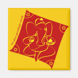 Aimant de rouge de Ganesha