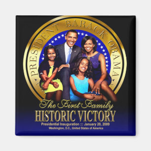 Aimant de sceau de la famille Obama