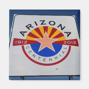 Aimant de signe du centenaire de l'Arizona