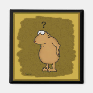 Aimant de singe de bande dessinée