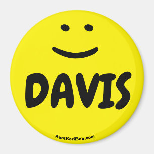 aimant de sourire jaune DAVIS