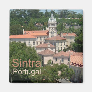 Aimant de souvenir de photo de voyage de Sintra