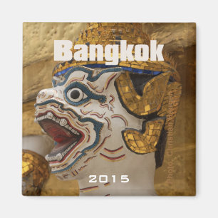 Aimant de souvenir de voyage de Bangkok Thaïlande