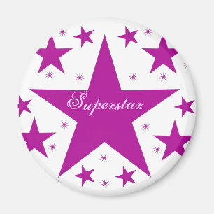Aimant de superstar, pourpre