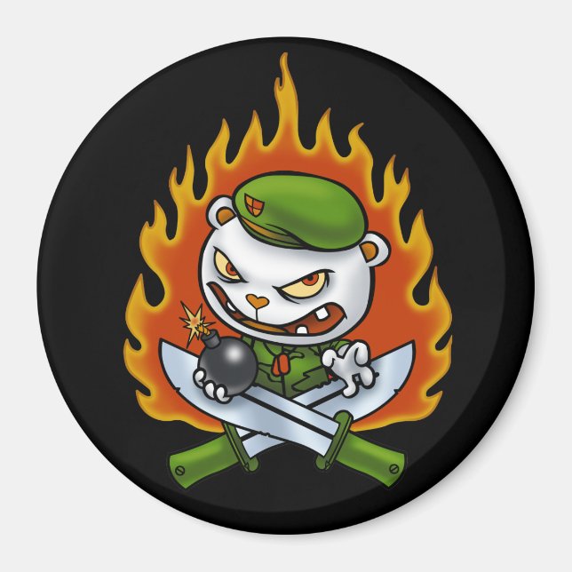 Aimant de tatouage Flippy Flame (Devant)