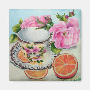 Aimant de thé et d'orange