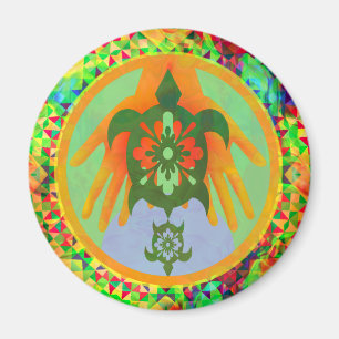 Aimant de tortues de mains