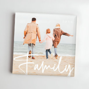 Aimant de typographie moderne et cool pour photo d