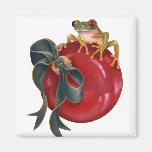 Aimant de vacances de grenouille d'arbre