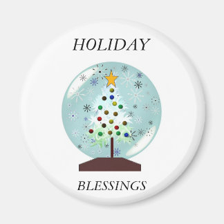 aimant de vacances snowglobe