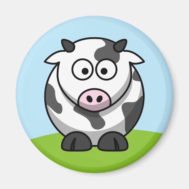 Aimant de vache mignon (Devant)