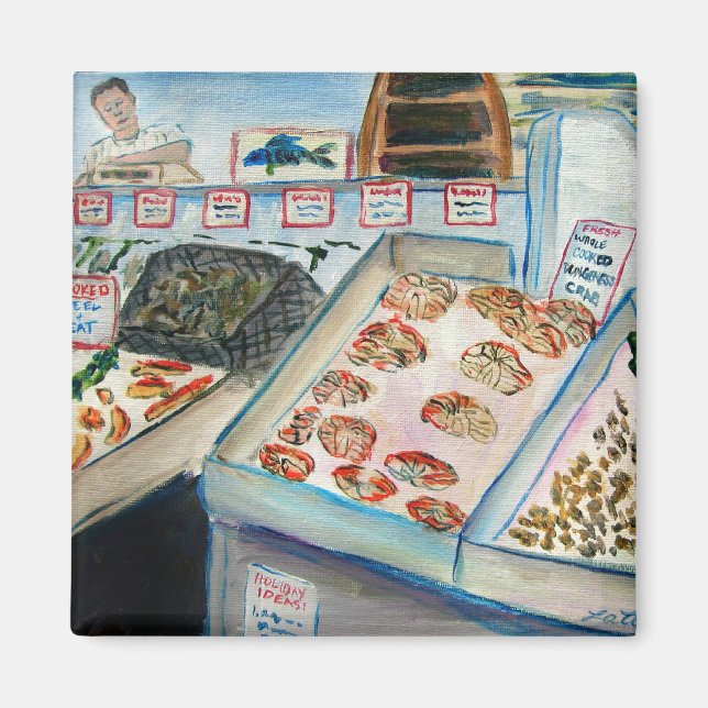 Aimant de vente de fruits de mer (Pike Place Seatt (Devant)