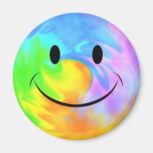 Aimant de visage de remous d'arc-en-ciel