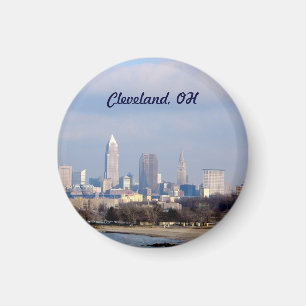 Aimant de vue de Cleveland, Ohio (Edgewater)